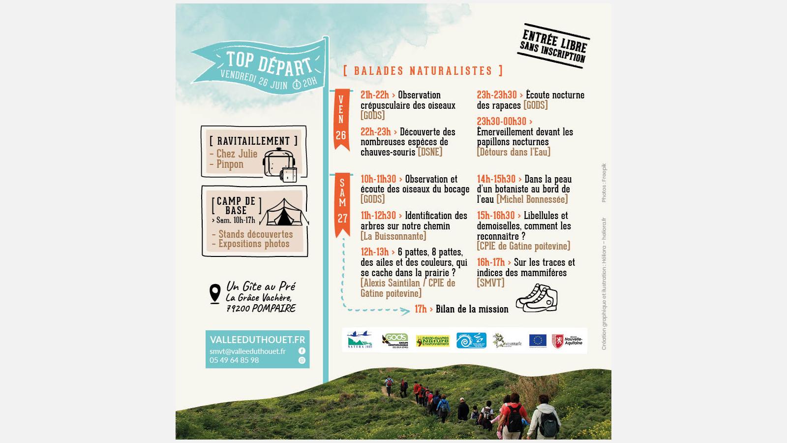 Programme 24h nature Thouet amont 2026
